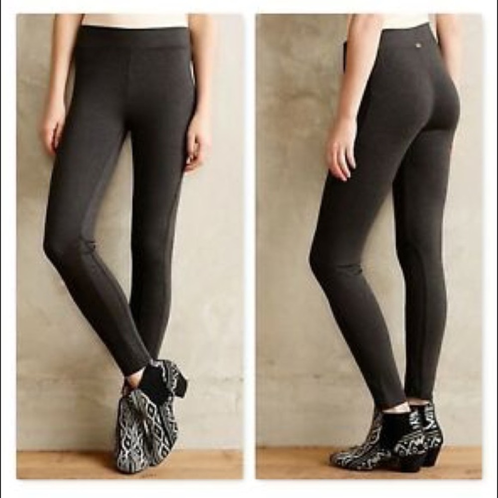 NWOT Anthropologie Pure Good Herringbone Leggings